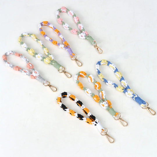 Porte-clés Unisexe à Motif Floral Raffiné 4