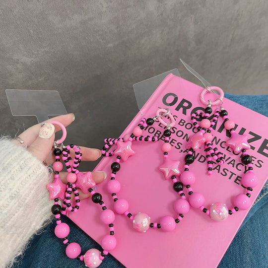 Porte-clés à perles pour femme style original 2