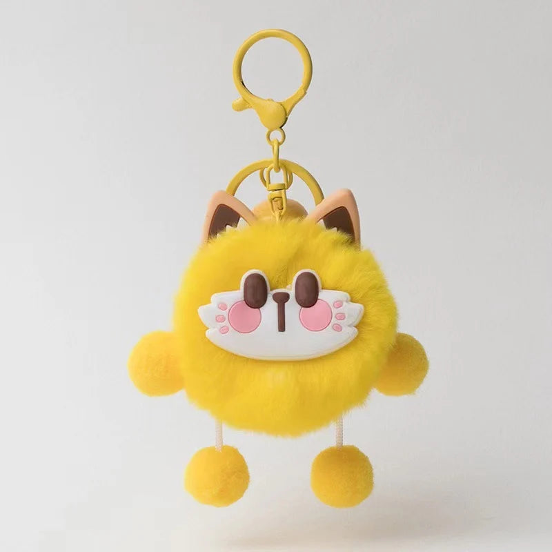 Porte-clés en peluche animalier ludique pour accessoires personnels 9