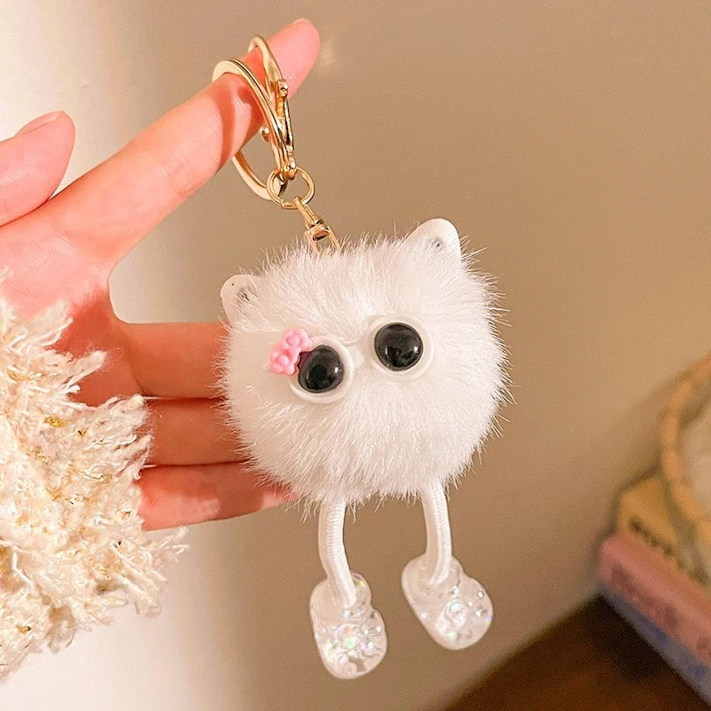 Porte-clés en peluche personnage dessin animé pour femme 10