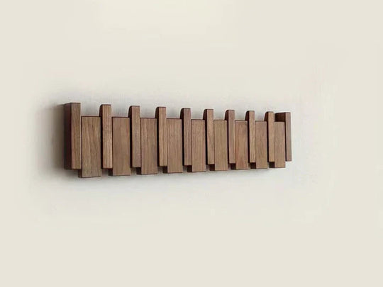 Porte-manteau en bois - Inspiration piano 2