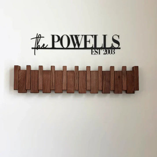 Porte-manteau en bois - Inspiration piano 3