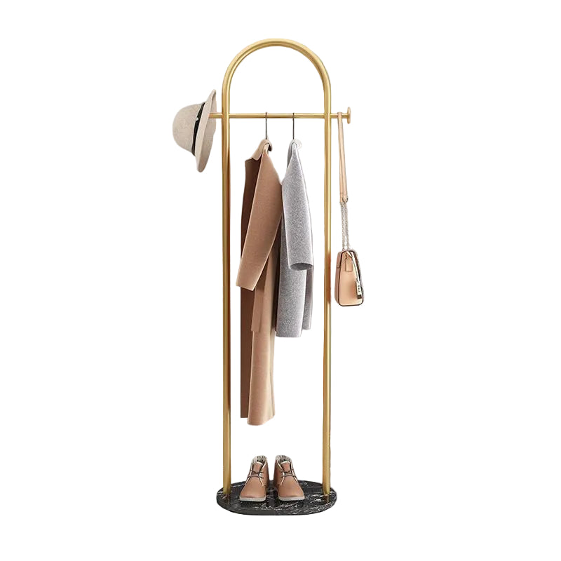 Porte-manteau en métal avec base en marbre 0