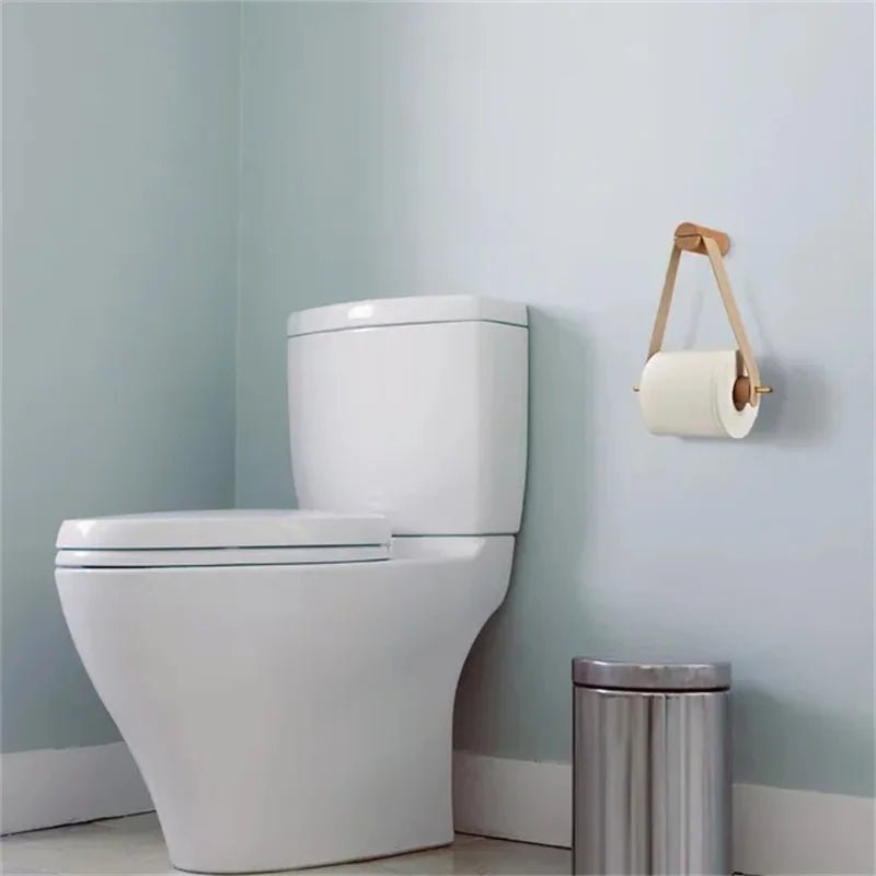 Porte-papier toilette en bois vintage 5