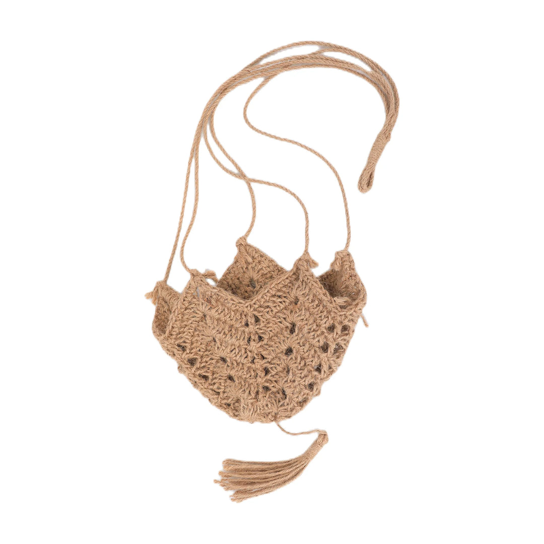 Porte-plante suspendu macramé double support pour intérieur 4