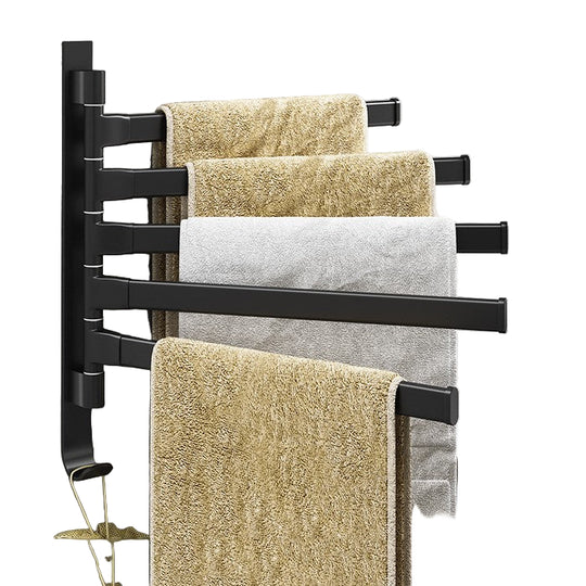 Porte-serviettes à 5 bras pour salle de bain moderne 0