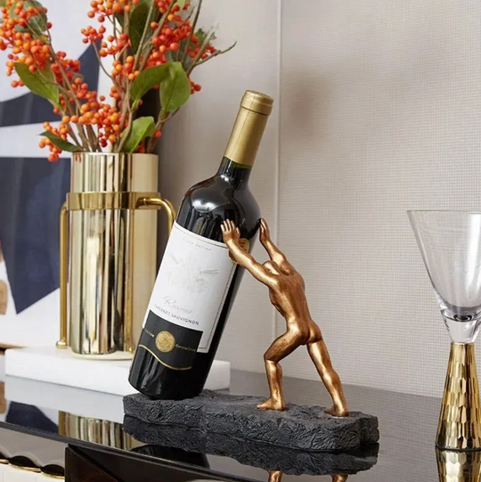 Porte Bouteille Vin Créatif Rangement Bouteille de Vin Design Innovant 1