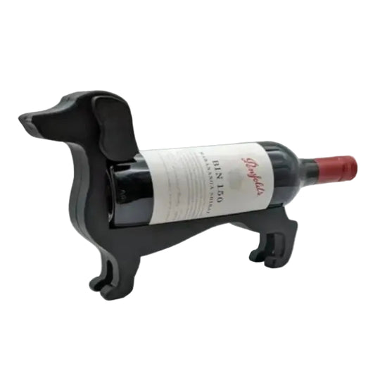 Porte Bouteille Vin Teckel Décoratif Unique pour Amateurs de Vin et de Chiens 0