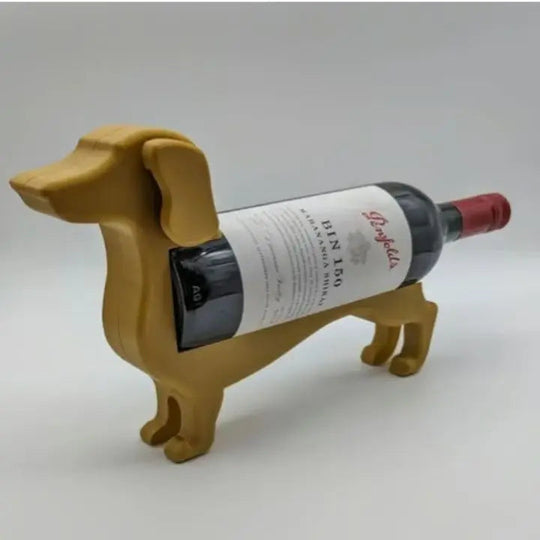 Porte Bouteille Vin Teckel Décoratif Unique pour Amateurs de Vin et de Chiens 1