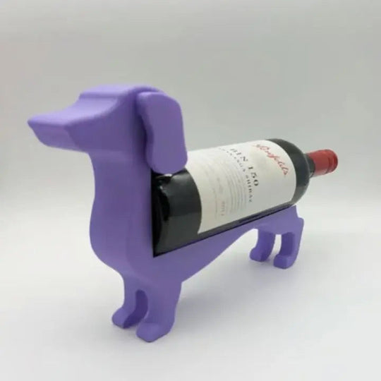 Porte Bouteille Vin Teckel Décoratif Unique pour Amateurs de Vin et de Chiens 10