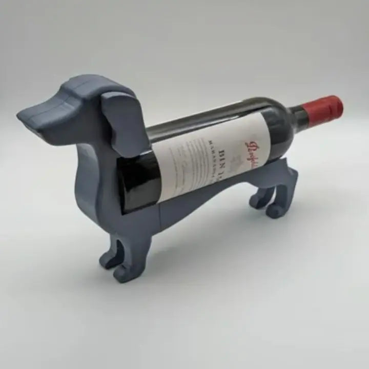 Porte Bouteille Vin Teckel Décoratif Unique pour Amateurs de Vin et de Chiens 2