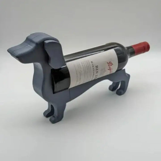 Porte Bouteille Vin Teckel Décoratif Unique pour Amateurs de Vin et de Chiens 2