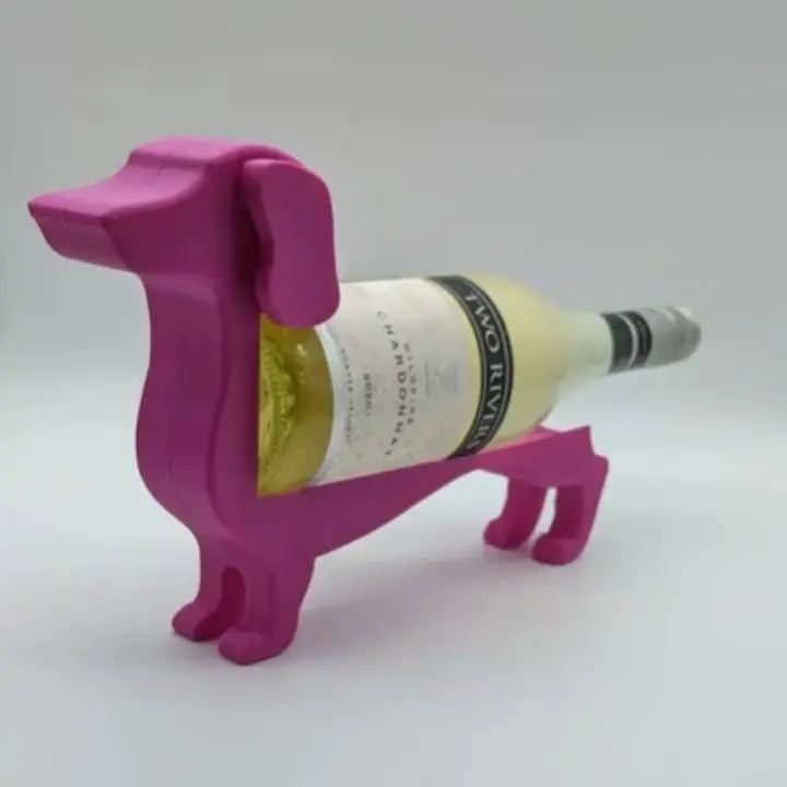 Porte Bouteille Vin Teckel Décoratif Unique pour Amateurs de Vin et de Chiens 9