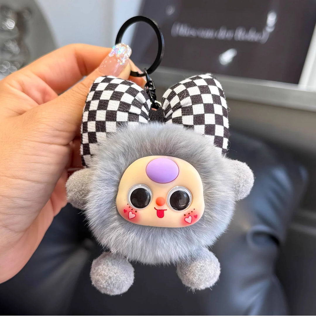 Porte Clés Animal en Peluche Adorable Unisexe Charmant 7
