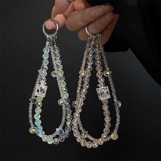 Porte Clés Femme Breloque Perlée Raffinée Design Élégant 1