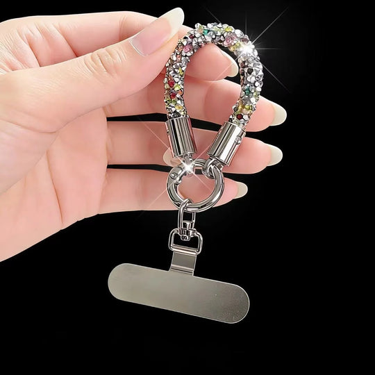 Porte Clés Femme Cristal Brillant Chic Accessoire Élégant 8