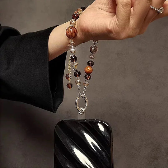 Porte Clés Femme Design Raffiné avec Perles Élégantes 3