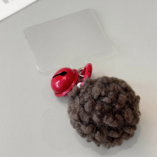 Porte Clés Femme Ludique avec Pompon et Clochette 4