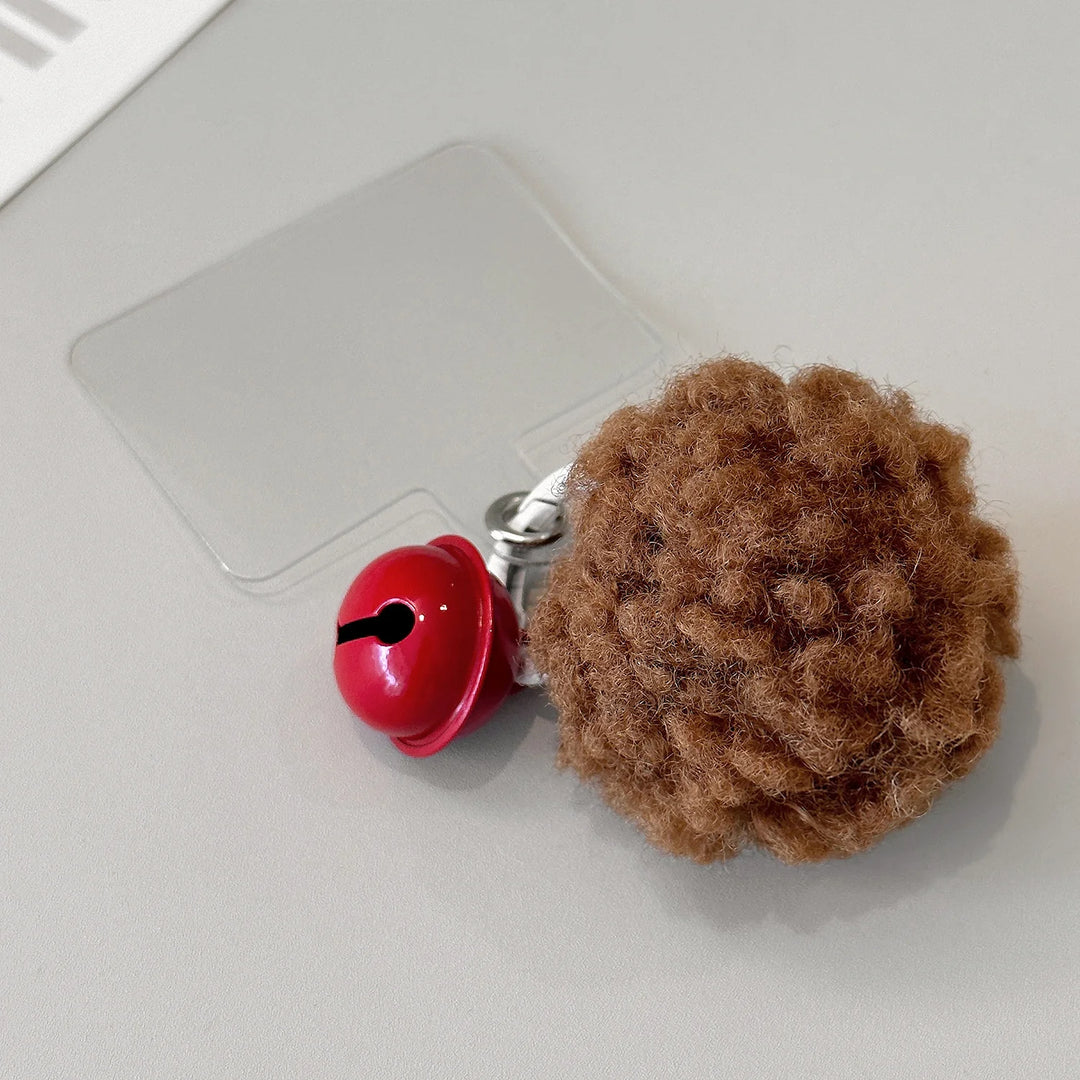Porte Clés Femme Ludique avec Pompon et Clochette 7