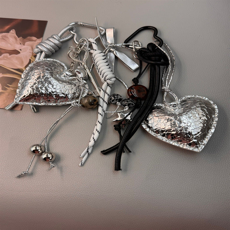 Porte Clés Métallique Cœur Chic et Pratique 1