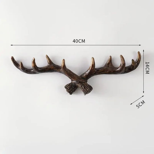 Porte Manteau Mural Vintage Antler pour Entrée, Design Unique et Fonctionnel 10
