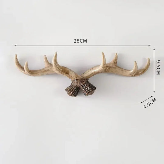 Porte Manteau Mural Vintage Antler pour Entrée, Design Unique et Fonctionnel 7