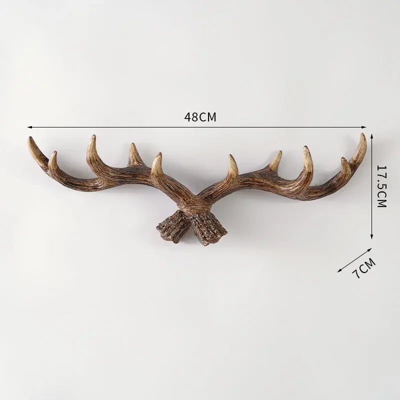 Porte Manteau Mural Vintage Antler pour Entrée, Design Unique et Fonctionnel 9