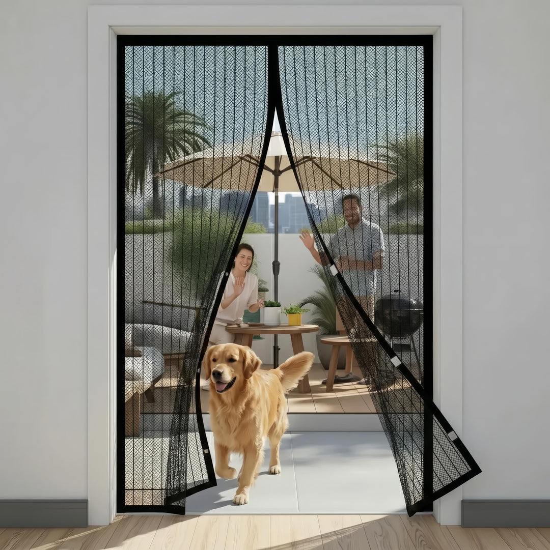 Porte Moustiquaire Automatique Avec Accès Animaux Pour Fenêtre et Porte 1