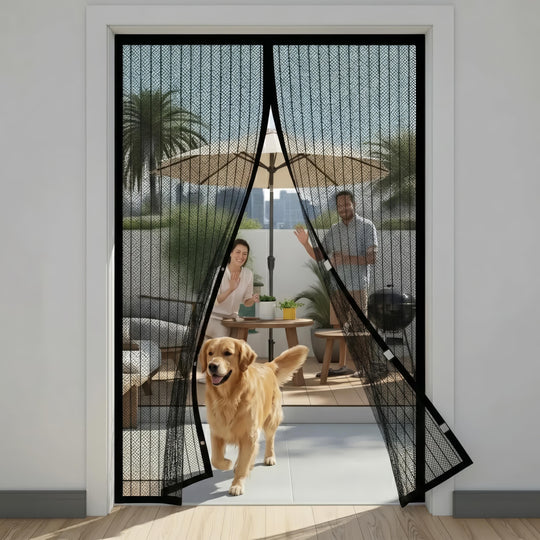 Porte Moustiquaire Automatique Avec Accès Animaux Pour Fenêtre et Porte 1