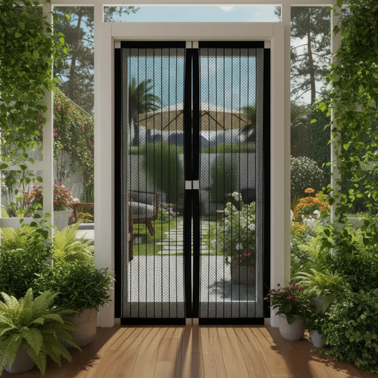 Porte Moustiquaire Automatique Avec Accès Animaux Pour Fenêtre et Porte 5