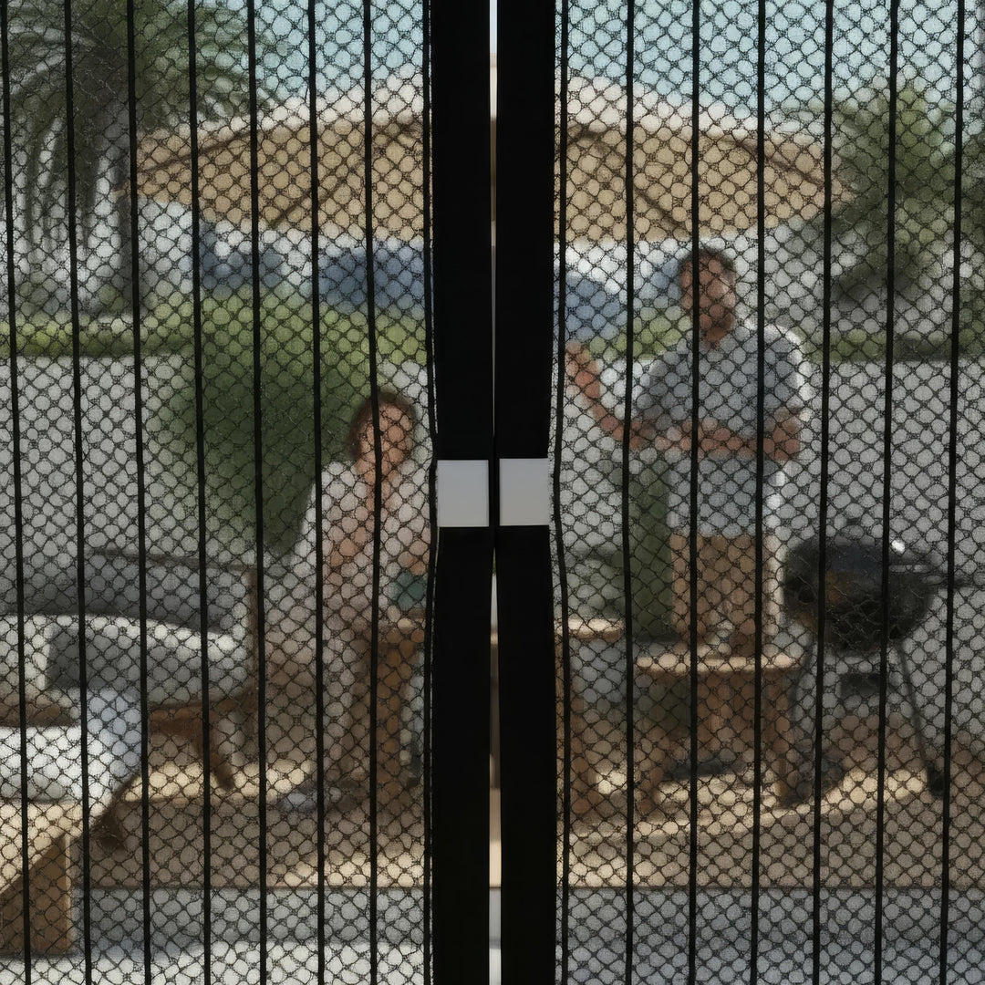 Porte Moustiquaire Automatique Avec Accès Animaux Pour Fenêtre et Porte 6