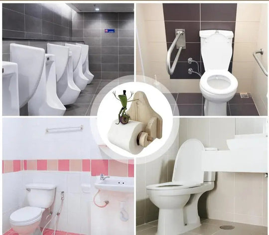 Porte Papier Toilette Design Grenouille Amusante pour Salle de Bain Moderne et Classique 2