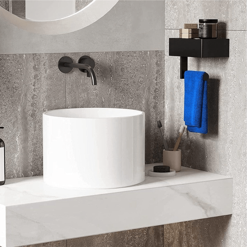 Porte Papier Toilette Sur Pied Avec Rangement Multifonctionnel Moderne 3