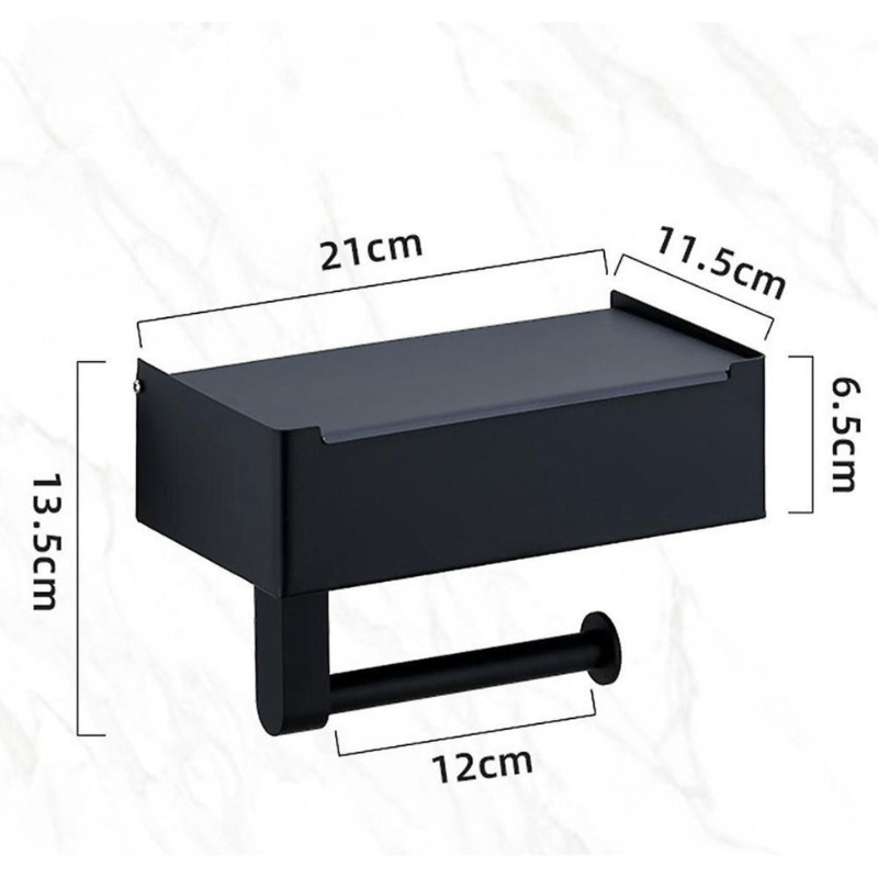 Porte Papier Toilette Sur Pied Avec Rangement Multifonctionnel Moderne 4