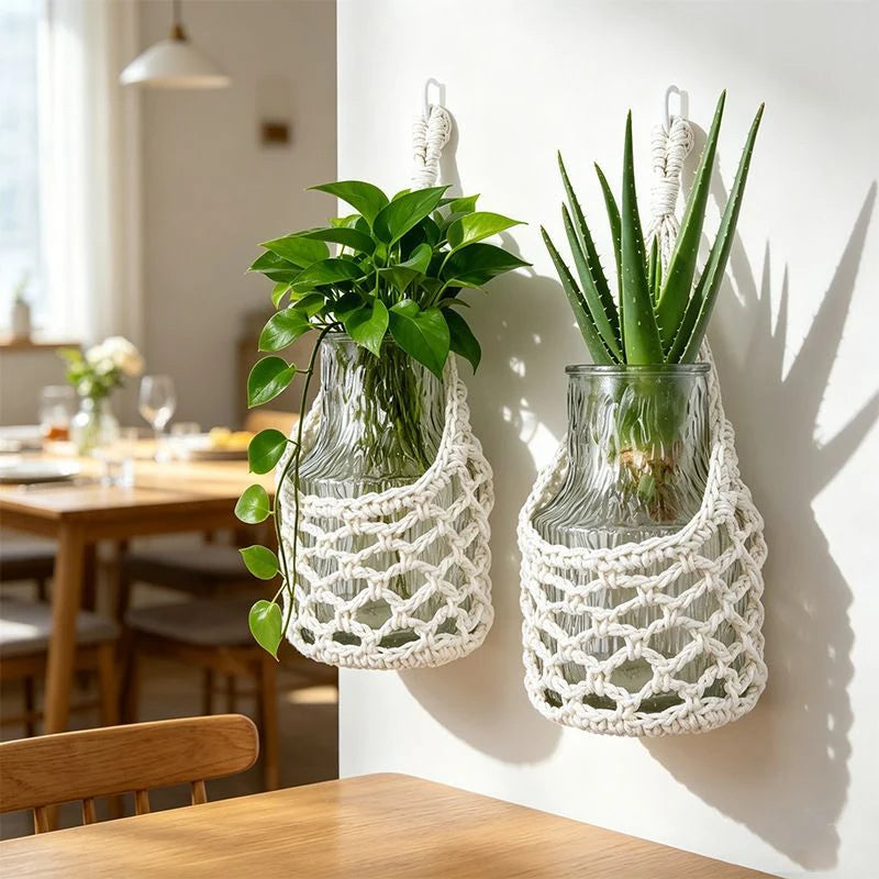 Porte Plantes Suspendu Bohème pour Intérieur et Extérieur 1