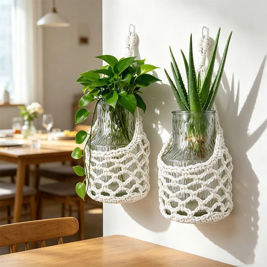 Porte Plantes Suspendu Bohème pour Intérieur et Extérieur 1