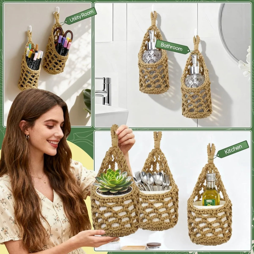 Porte Plantes Suspendu Bohème pour Intérieur et Extérieur 3