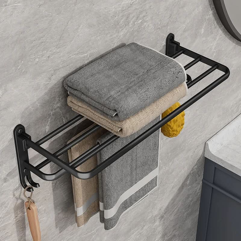Porte Serviette Salle de Bain Pliable Design Moderne 3