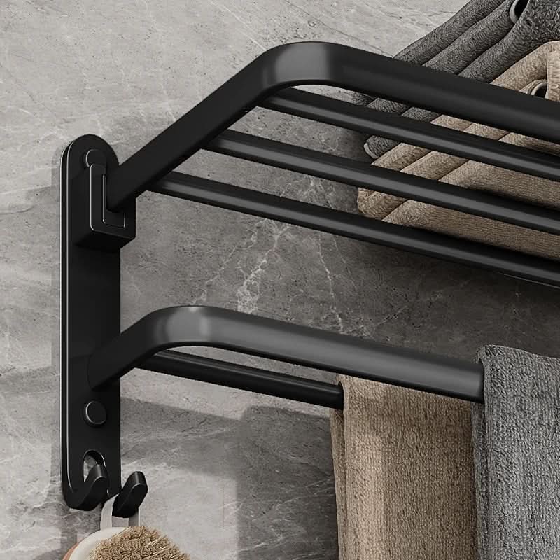Porte Serviette Salle de Bain Pliable Design Moderne 4