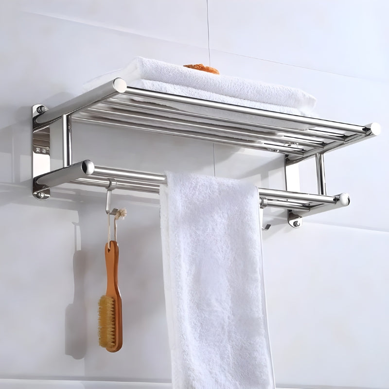 Porte Serviettes Double Design Moderne Pour Salle De Bain 1