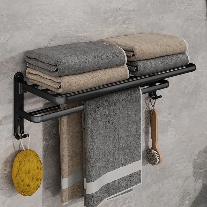 Porte Serviettes Pliable Pour Salle De Bain Moderne Avec Mécanisme Pratique 2