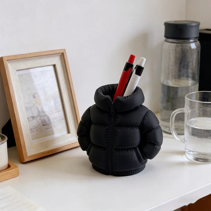 Porte Stylo Mini Puffer Jacket Amusant et Pratique 1