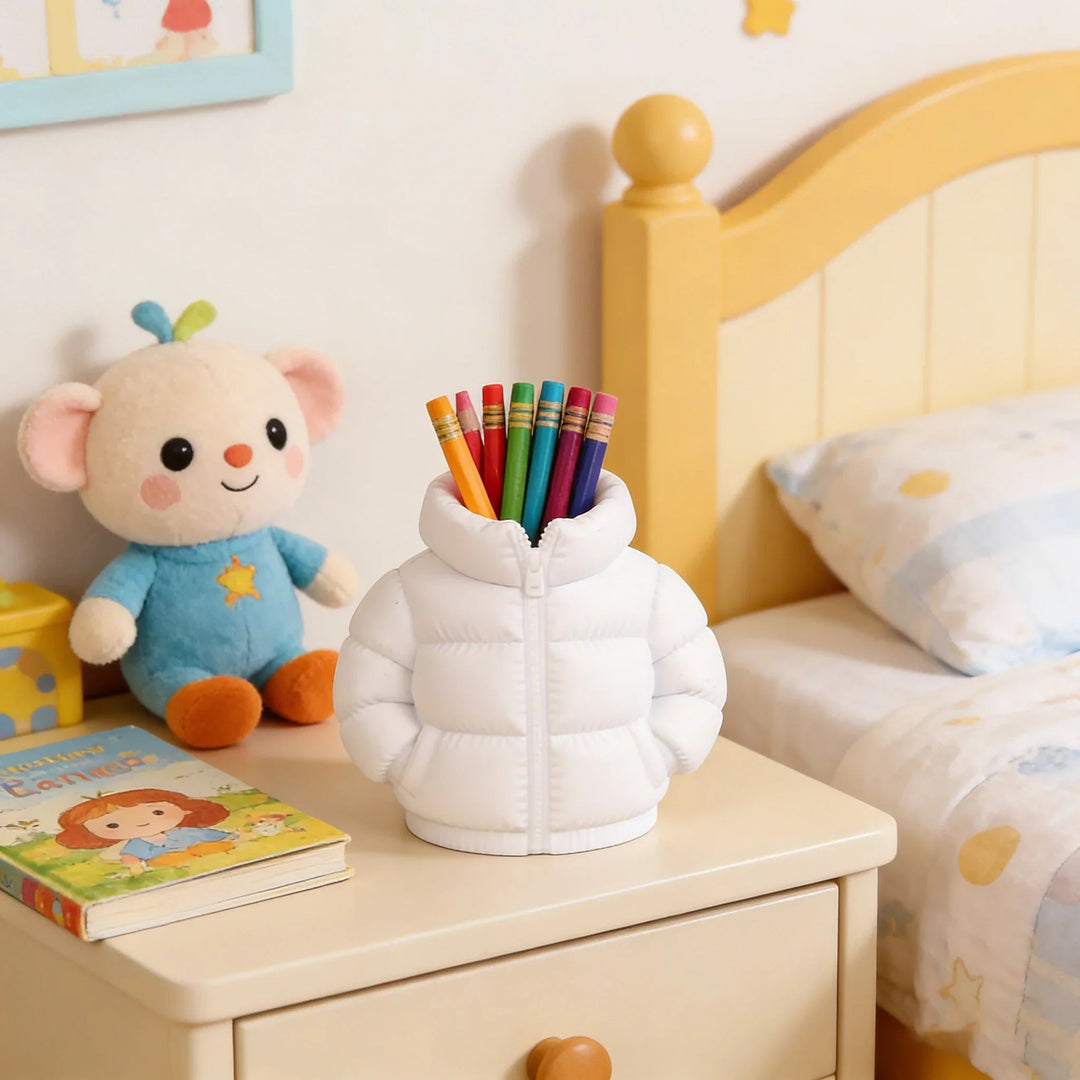 Porte Stylo Mini Puffer Jacket Amusant et Pratique 2