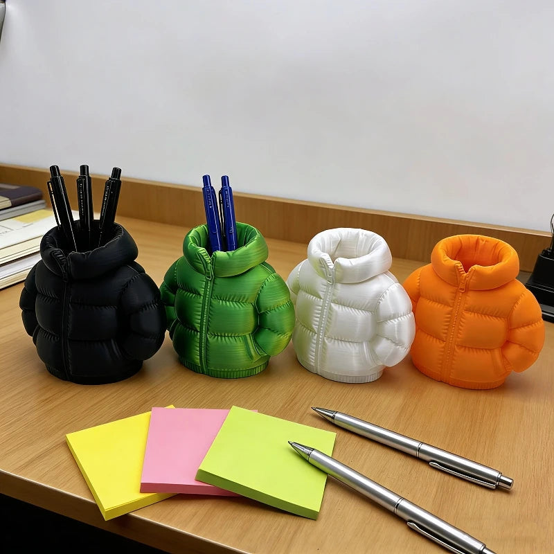 Porte Stylo Mini Puffer Jacket Amusant et Pratique 5