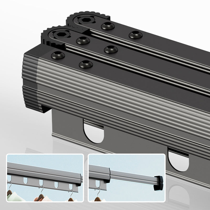 Porte Vêtement Mural Pliable Pratique pour Intérieur et Extérieur 2