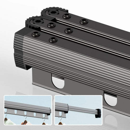 Porte Vêtement Mural Pliable Pratique pour Intérieur et Extérieur 2