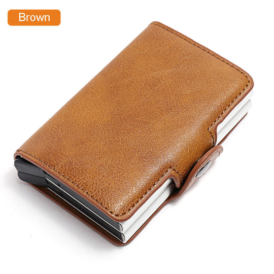 Portefeuille Homme Compact avec Pince à Billets et Protection RFID 6