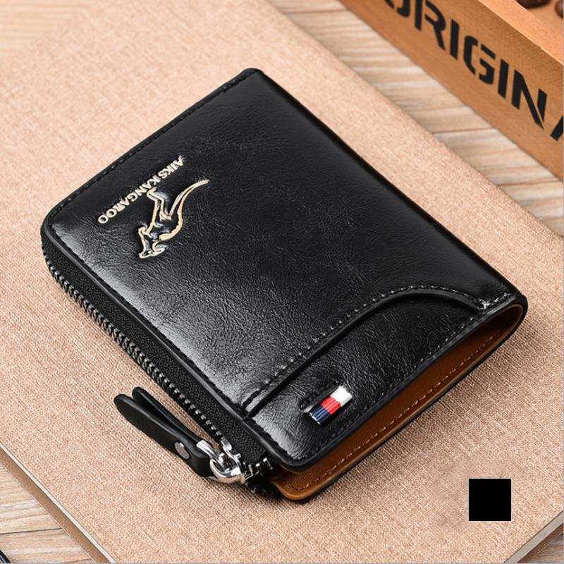 Portefeuille Homme Multifonction avec Fermeture Éclair 10