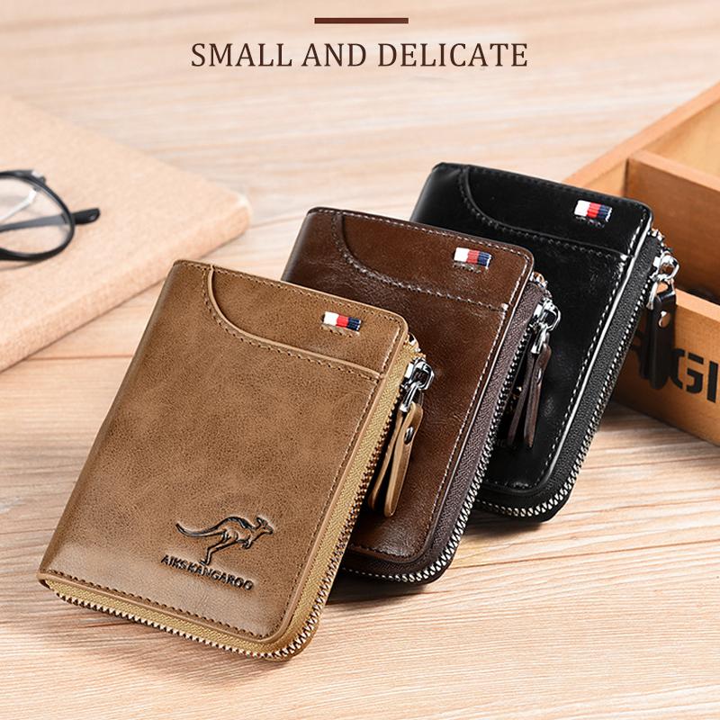 Portefeuille Homme Multifonction avec Fermeture Éclair 3