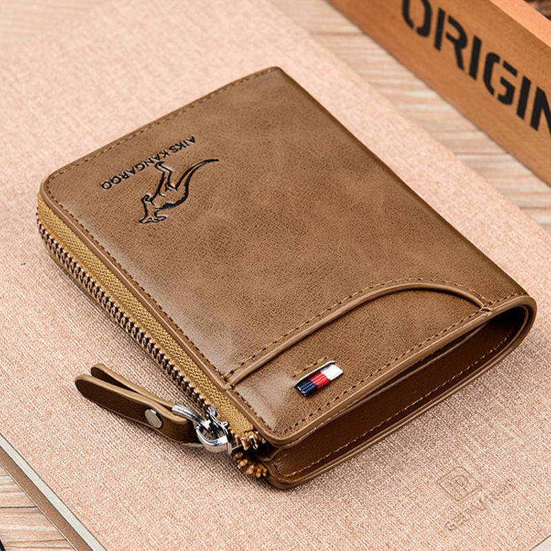 Portefeuille Homme Multifonction avec Fermeture Éclair 6